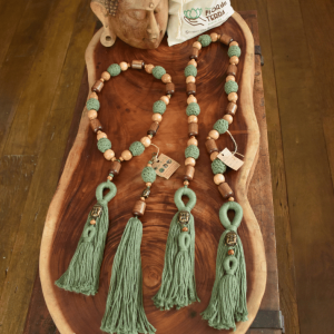 Colar de Mesa Buda Verde (kit)