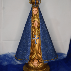 Nossa Sra. Aparecida Manto Brilhante Barroca