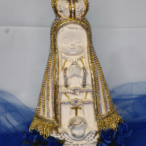 Nossa Sra. Aparecida Criança Patina Bege